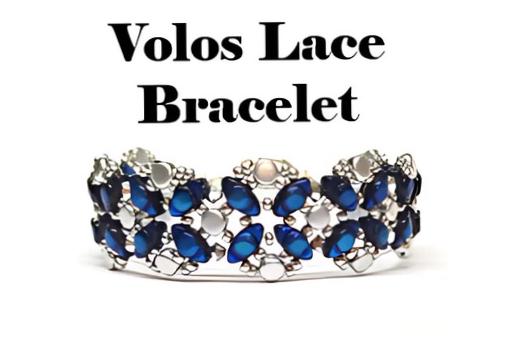 Volos Lace Bracelet Perlenanleitung von Queen City Bead, PDF digitaler Download Muster