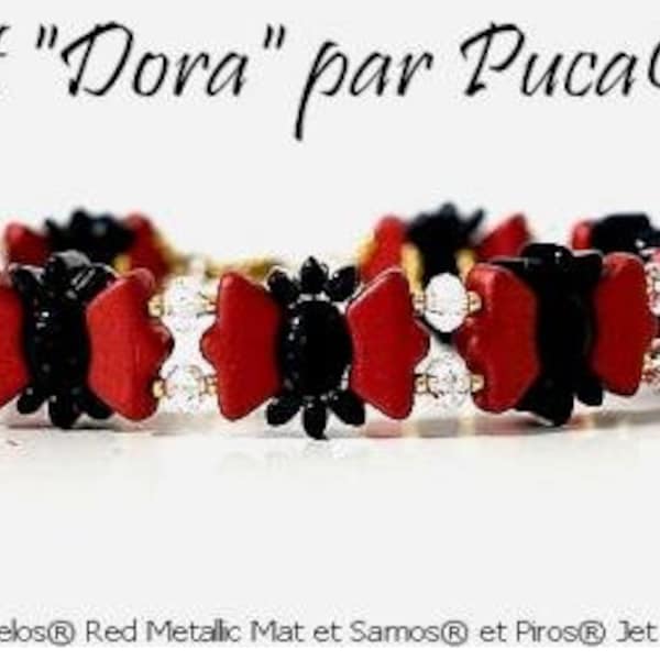 Dora Bracelet Pattern - DO NOT BUY- Sent free by email-Free with par Puca bead purchase, Read the description below for details