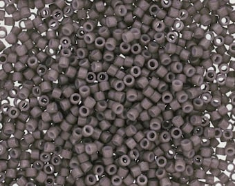 DB2367 11/0 Duracoat Opaque Dyed Seal Gray Miyuki Delica