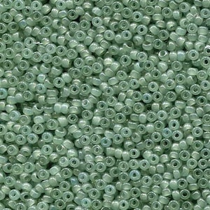 11-2375 Translucent Sage, Miyuki Seed Bead 11/0 image 2