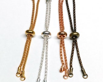 Partially Finished Bracelet End, 1 piece - Choose the color you want to purchase and quantity