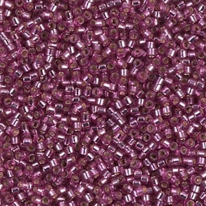 DB2162 Duracoat Silver Lined Dyed Hortensia Miyuki Delica 11/0