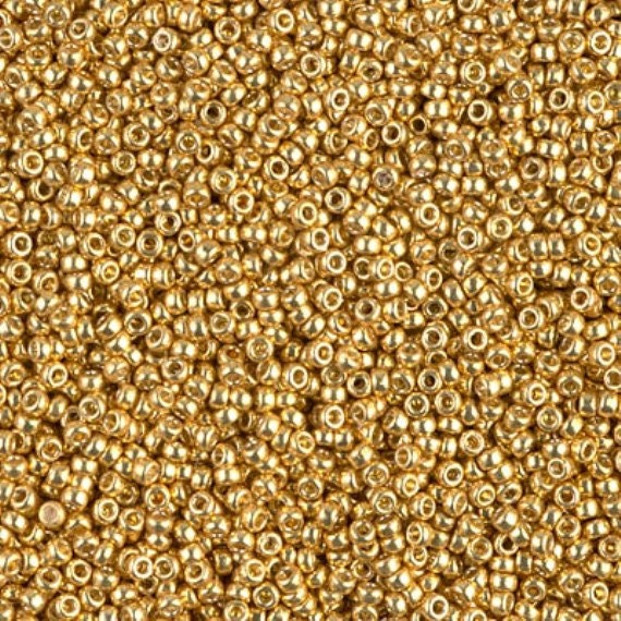 11-4202, Miyuki 22g Duracoat Galvanized Gold 11-4202, Miyuki 22g Duracoat Galvanized Gold