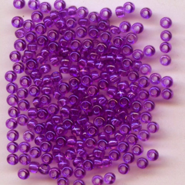 Clearance...11/0 Fancy Rainbow Iris Purple 293, Japanese Glass Seed Beads, 28g.