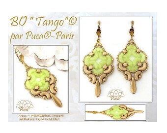 Modello per orecchini Bo Tango