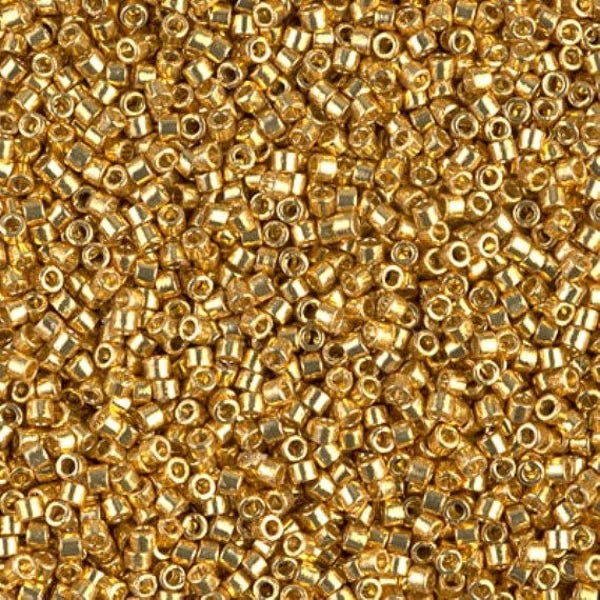 Delica Bead 11/0 Duracoat Galvanized Gold, Miyuki DB1832 - 5 Grams