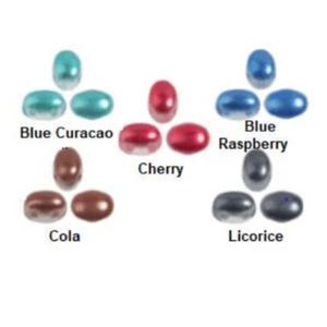 Samos® par Puca Ice Slushy colors, 2 Hole 5x7mm Czech Glass, 25 beads
