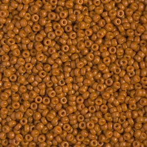 11-4458 Duracoat Dyed Opaque Persimmon, Miyuki Seed Bead, 11/0