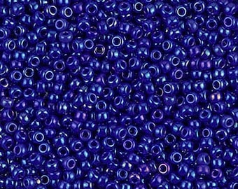 11-1945 Opaque Cobalt Luster, Miyuki Seed Bead 11/0