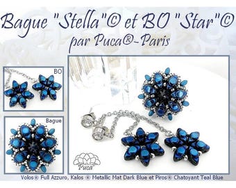 Anello Stella e orecchino a forma di stella