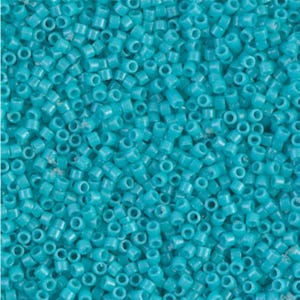 Duracoat Opaque Underwater Blue, 11/0 Miyuki Delica Bead, DB2130 - 5 Grams