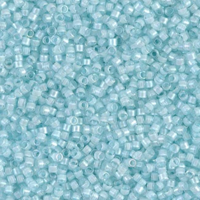 DB0078 11/0 Aqua Mist Lined Crystal Luster Miyuki Delica - Etsy