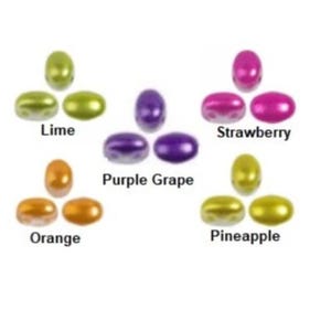 Samos® par Puca Ice Slushy colors, 2 Hole 5x7mm Czech Glass, 25 beads