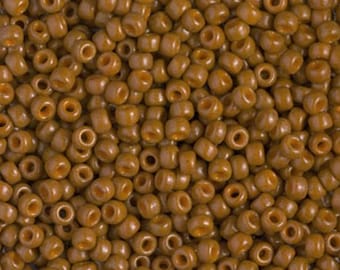 8-4459 Duracoat Dyed Opaque Sienna, Miyuki Seed Bead 8/0