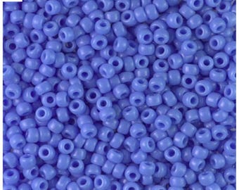 8-417L Opaque Periwinkle, Miyuki Seed Bead, 8/0