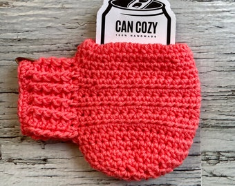 CORAL Beer Mitt - Drink Mitt - Coffee Cup Cozy - Beer Buddy - Drink Cozie