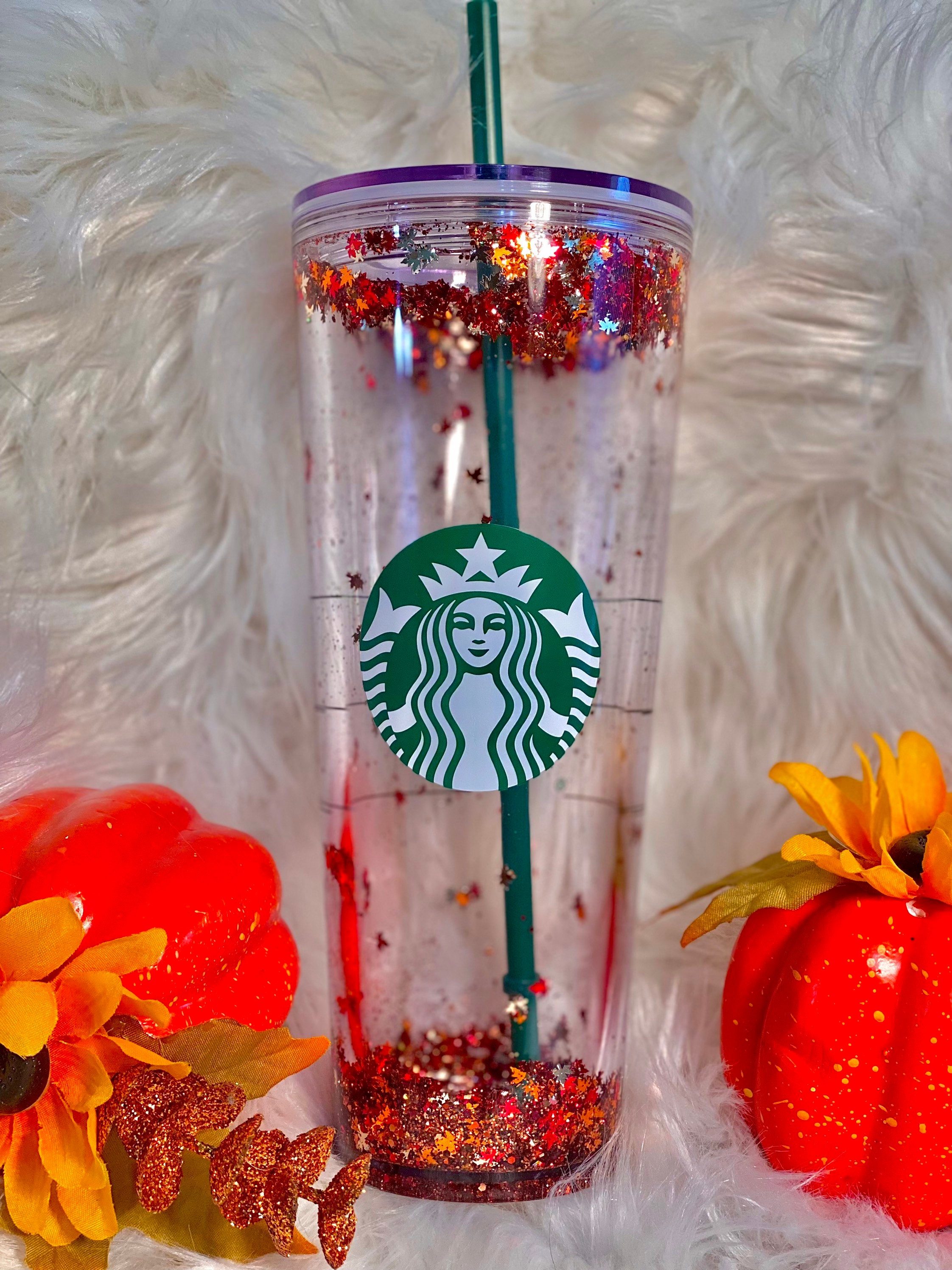 How to Make a DIY Confetti Glitter Snowglobe Starbucks Tumbler