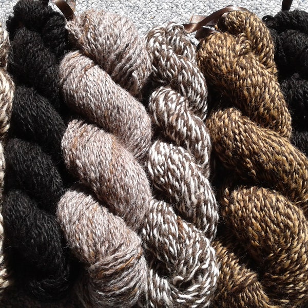 Handspun alpaca yarn