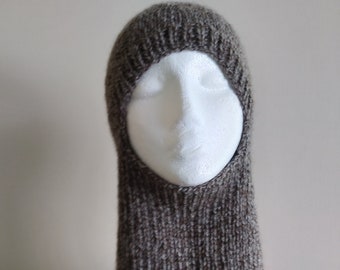 Alpaca ski helmet in tweed