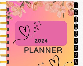 Undated Digital Planner for Goodnotes - Gold Leaves - Etsy