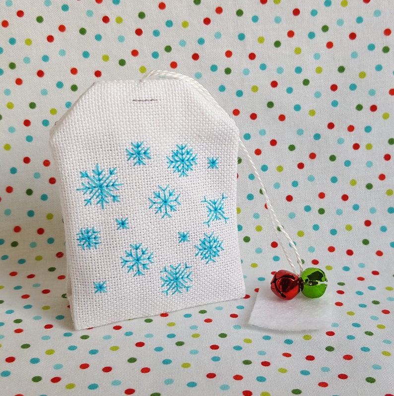 Merry Mint Tea Bag Sachet Cross Stitch Pattern Only. Etsy