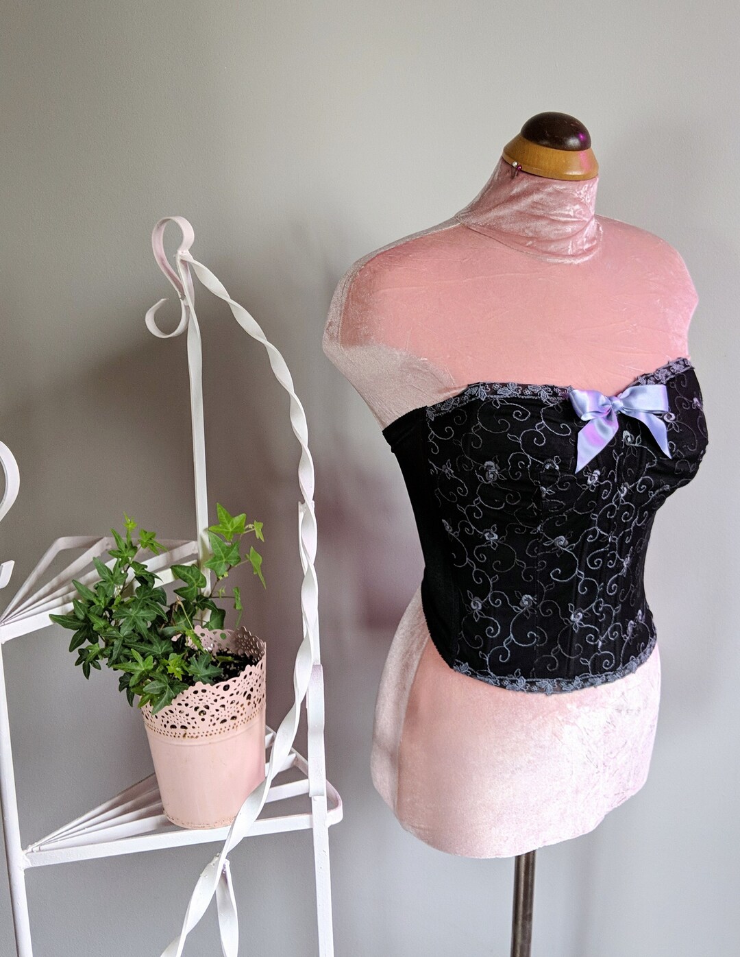 Bustier Nina Noir Avec Empiècements Dentelle - Taille 40 (M) - Marque Mosquitos - Neuf Avec étiquettes