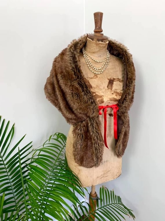 Fake hotsell mink stole