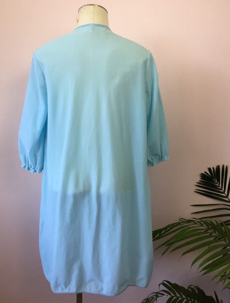 BUFFY Vintage Pastel Blue Nightgown Mod Trapeze Nightie | Etsy Canada