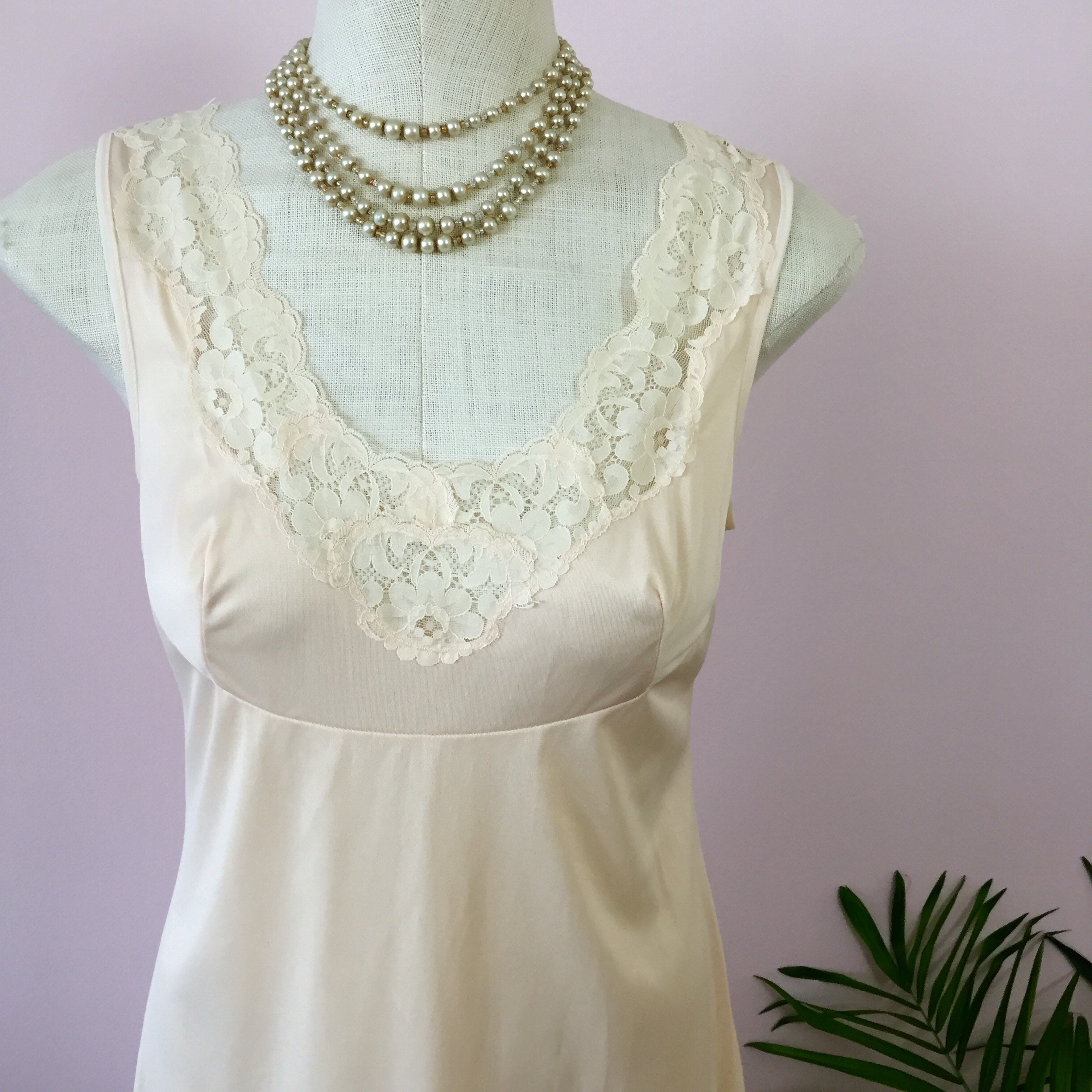 Peach Vintage Slip