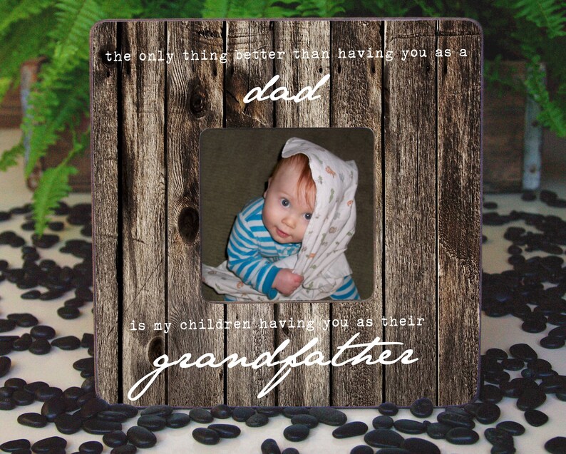Gift For Dad Papa Frame Grandfather Ultrasound