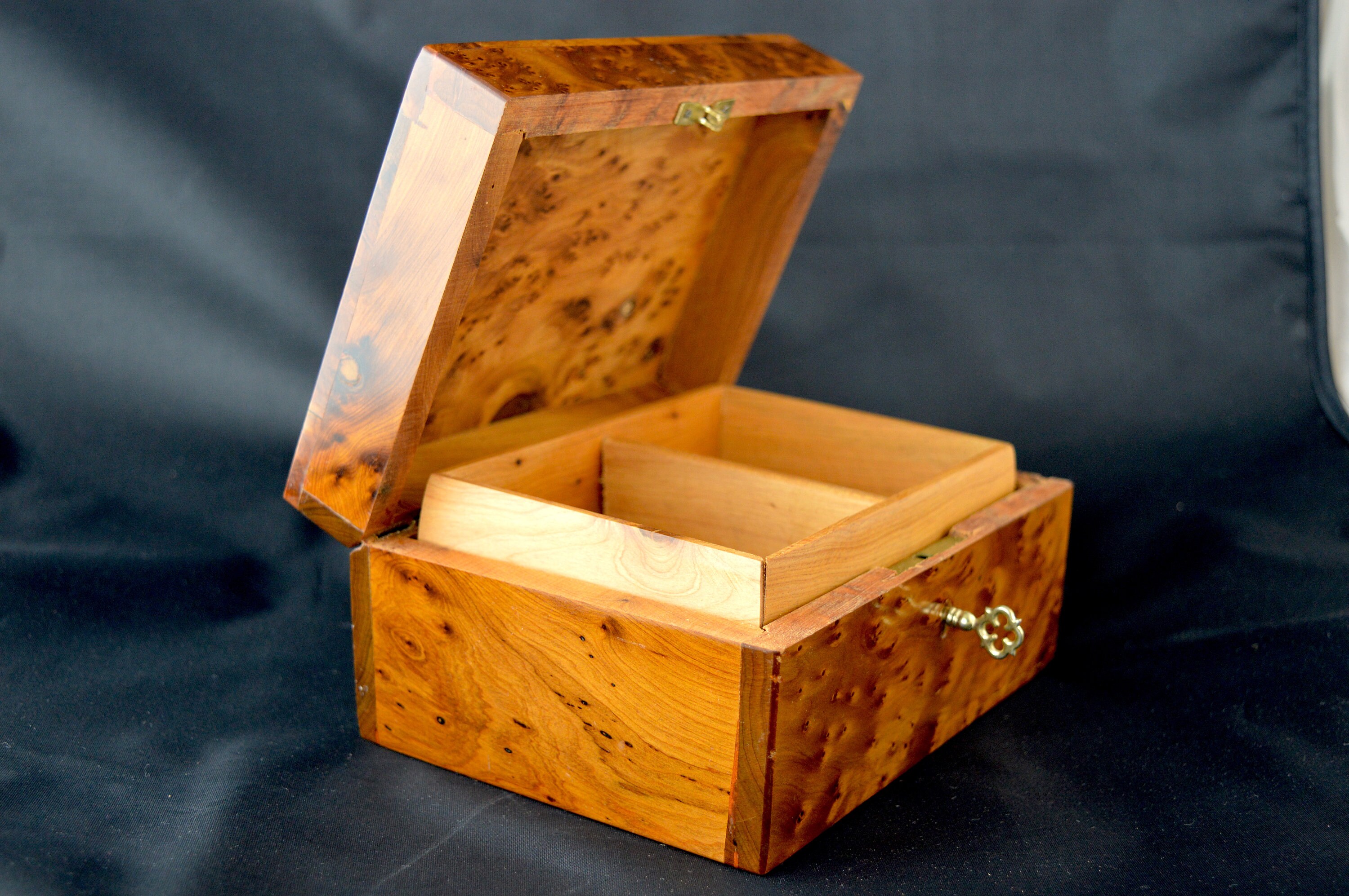 Thuya wooden box natural solid cedar wood box wooden jewelry Etsy