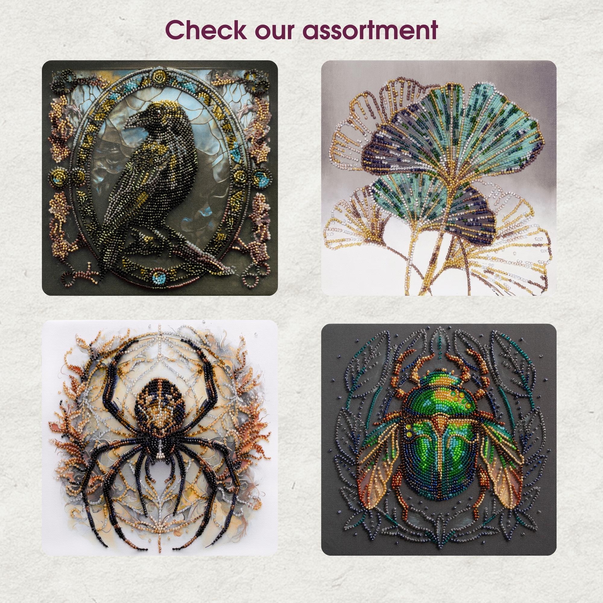 Bug Beading Brooch Kit, Beetles Beadwork Brooches Kits, Bead Kits ...