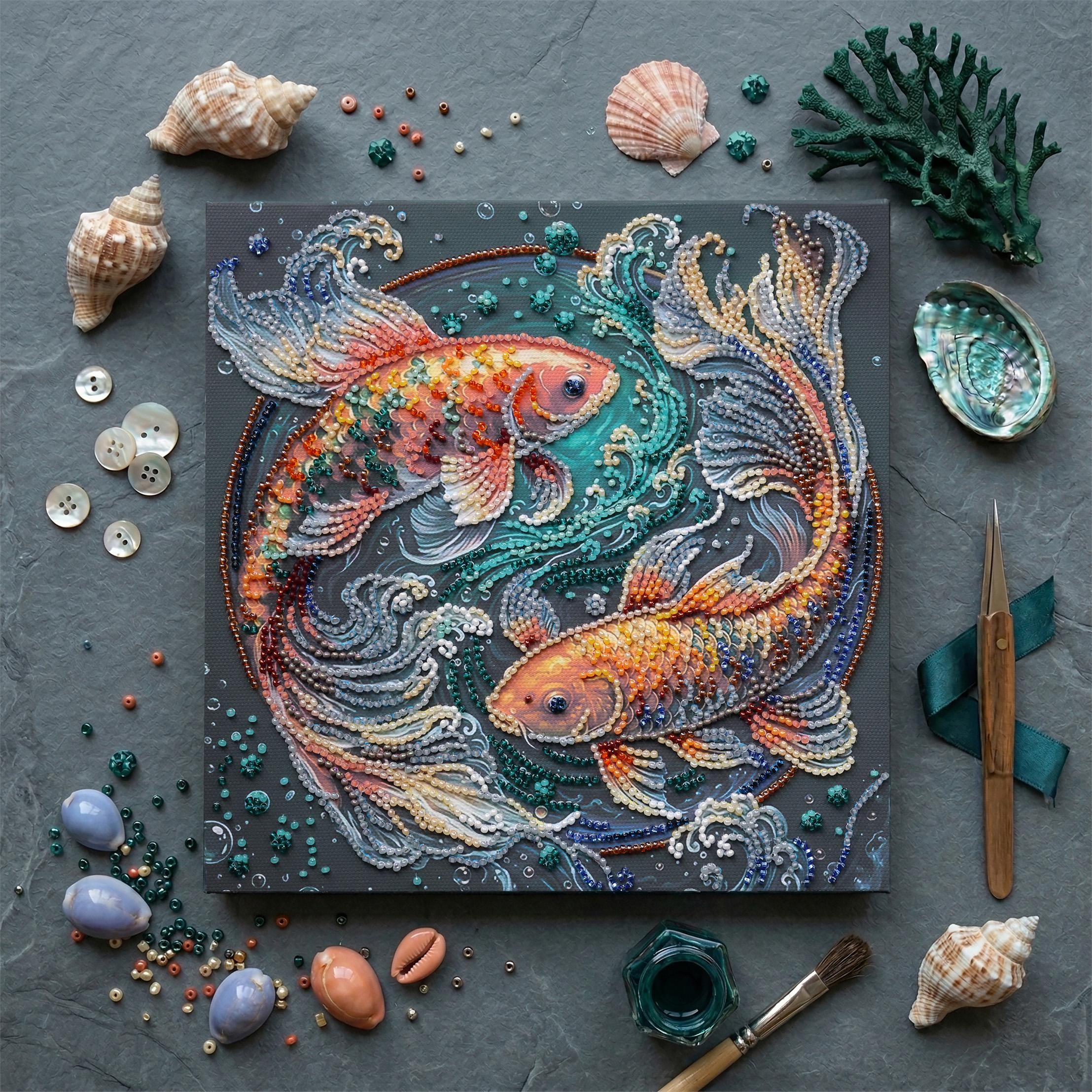 Bead Embroidery Kit 