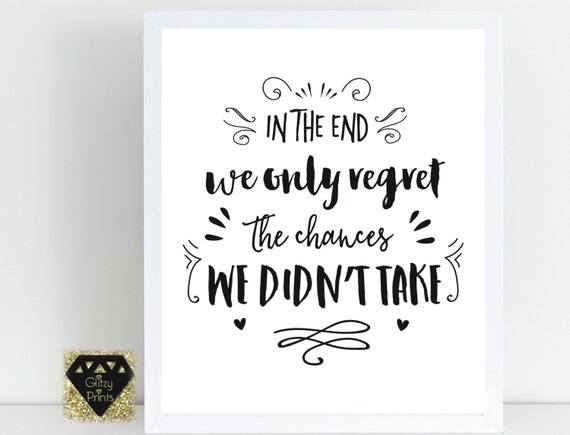 black and white print inspirational quote print etsy