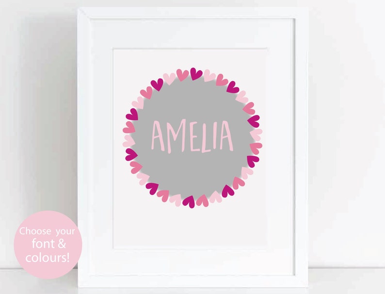 personalised nursery decor