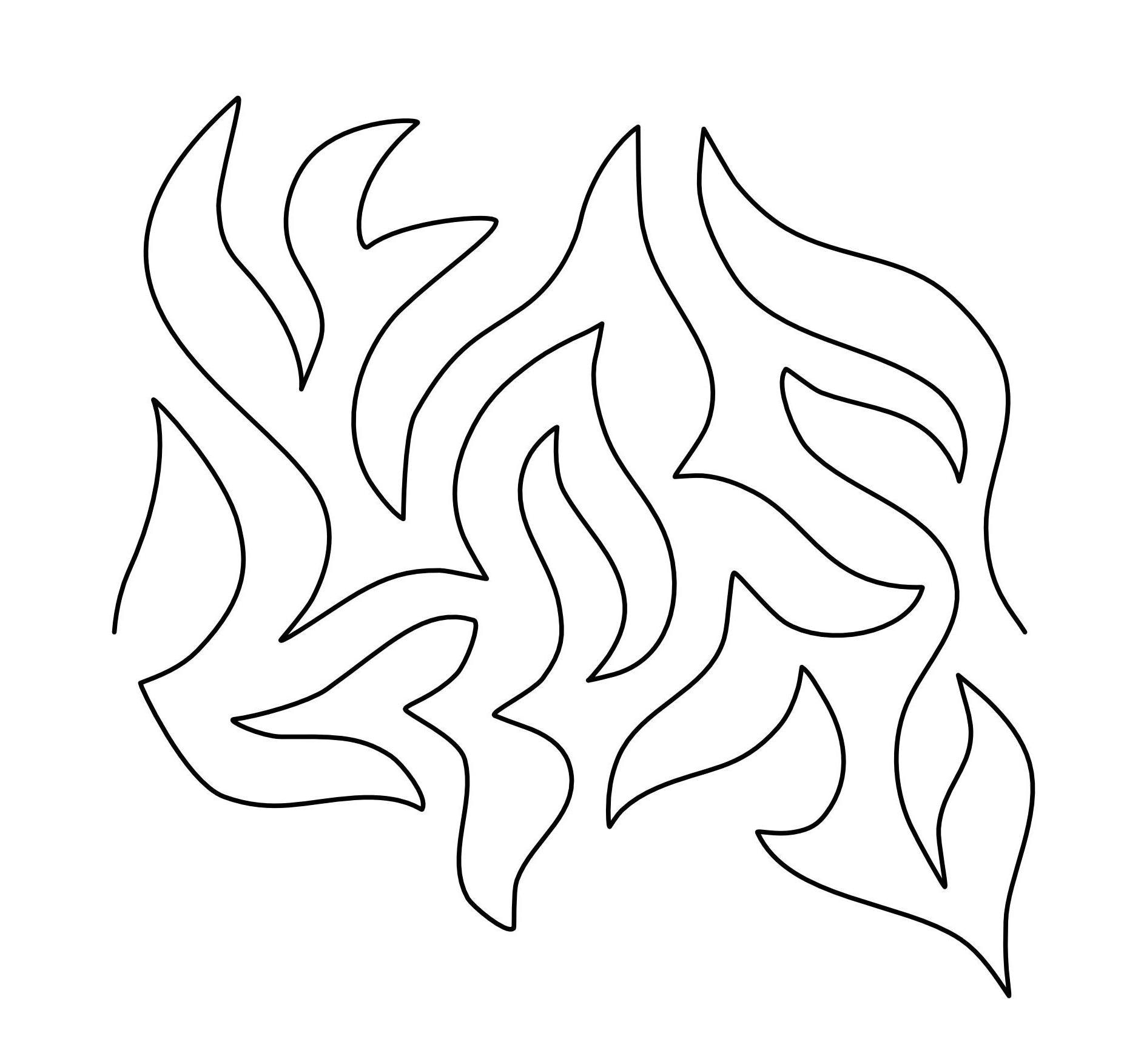 Fire Leaves - Digital Longarm Pantograph - Etsy Australia