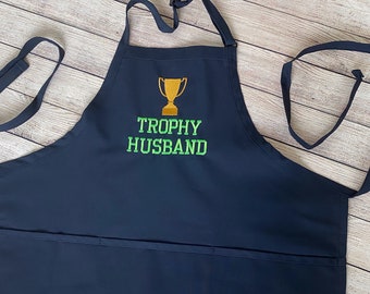 Apron Trophy Husband Chef/Barbecue Apron Style #2 Gift