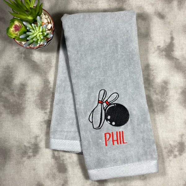 Custom Bowling Towel Etsy