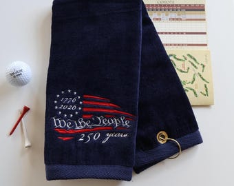 250 USA Anniversary Golf Towel