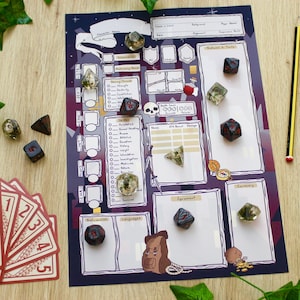 Rogue Themed Character Sheets - Dungeons and Dragons 5E