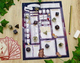 Rogue Themed Character Sheets - Dungeons and Dragons 5E