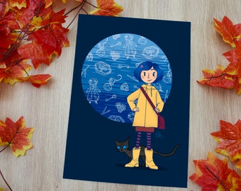 Coraline Fan Art Print | Brave Girl Illustration (Digital Download)