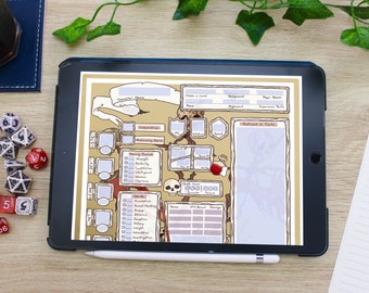 Hojas de personajes bárbaros rellenables - Dungeons and Dragons 5E