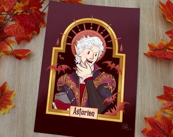 Lámina artística de Astarion / Baldur's Gate 3: El Pícaro Vampiro (Descarga digital)