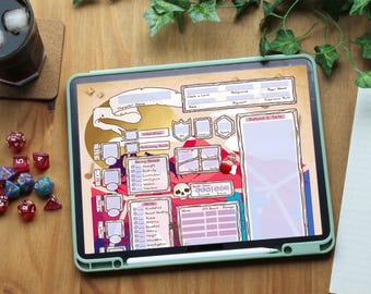 Hojas de personaje de bardo rellenables - Dungeons and Dragons 5E