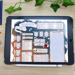 FORM-FILLABLE Monk Themed Character Sheets - Dungeons and Dragons 5E
