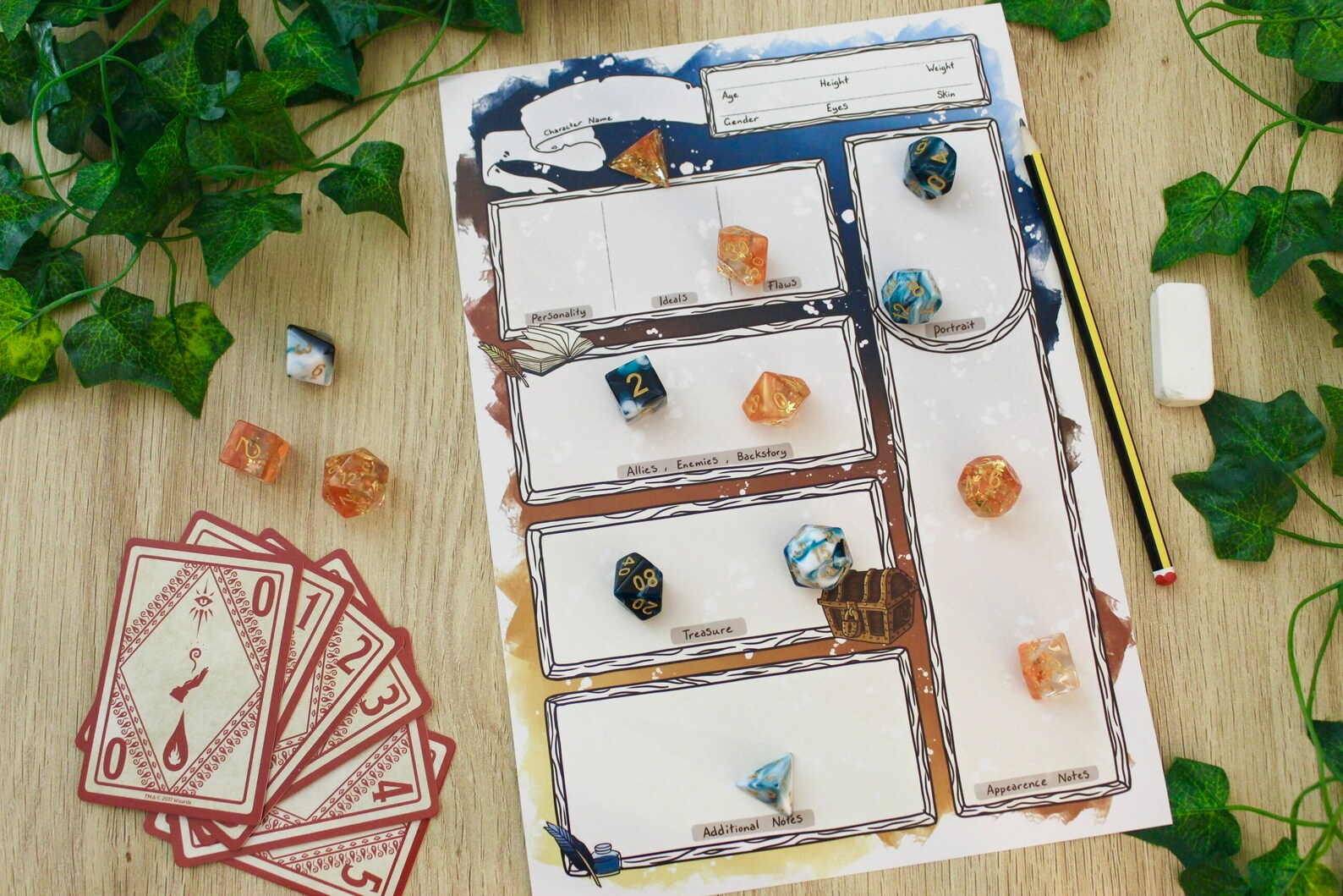 Monk Themed Character Sheets Dungeons and Dragons 5E - Etsy