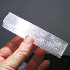 Raw Selenite Stick 10cm raw Selenite Crystal Stone