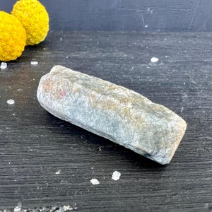 Raw Sapphire Crystal 1.6 inches natural and untreated blue-grey Sapphire Gemstone from Madagascar