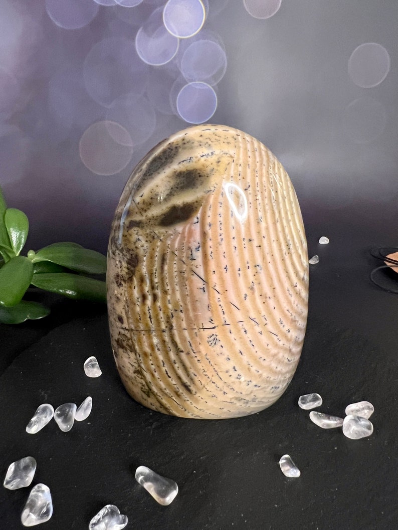 Indulge in the serene beauty of our Beige Creamy Agate Freeform
Size: approx. 4.5 inches
Weight: 737 grams = 26oz